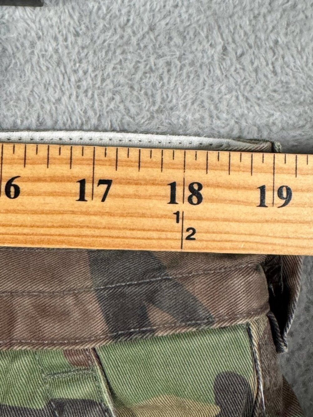 Polo Ralph Lauren Cargo Shorts Mens 38 Green Camo Relaxed Fit Gellar $118 *FLAW - Picture 4 of 14
